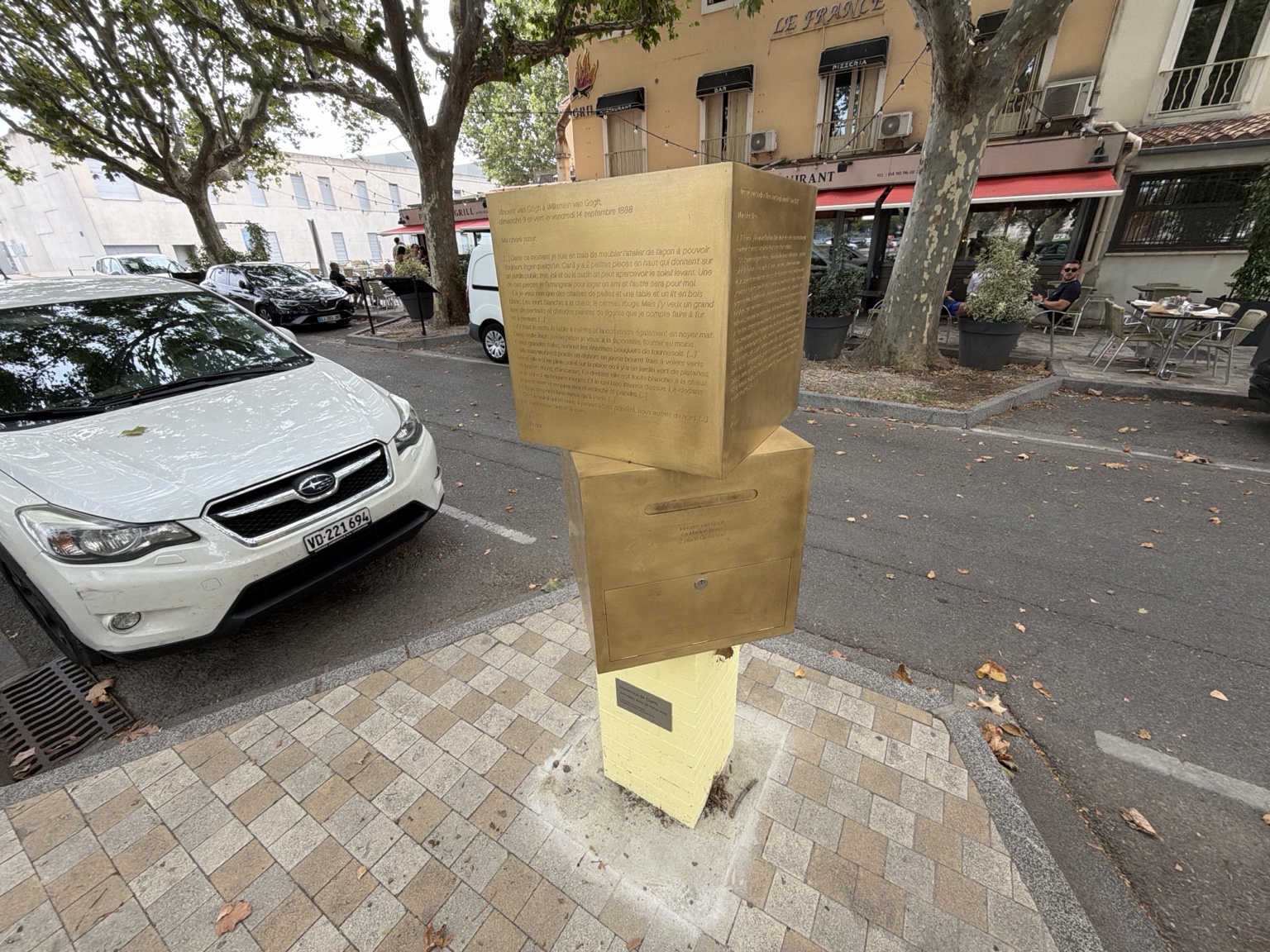 Een brief als monument