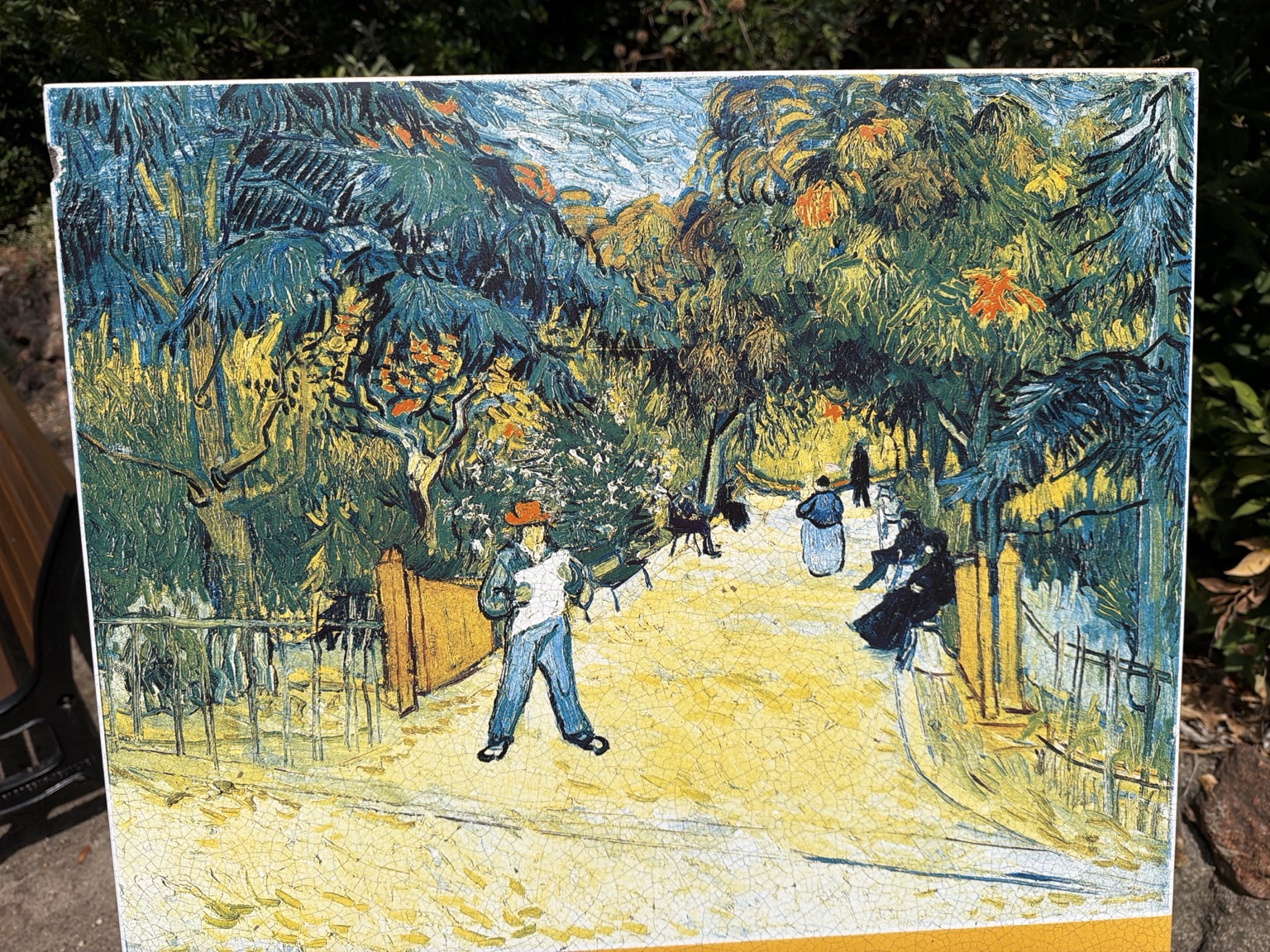 De openbare tuin in het werk van Van Gogh